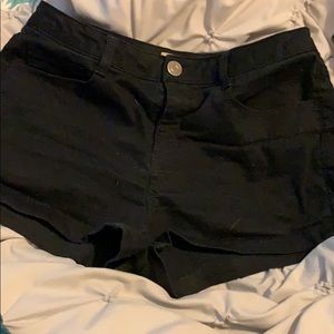 Black shorts
